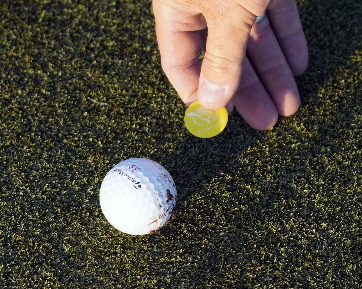 VISUALIZE Elite Switchblade Golf Divot Repair Tool Set with Ball Marker - Sturdy Anodized Aluminum - Perfect Golf Accessory Gift