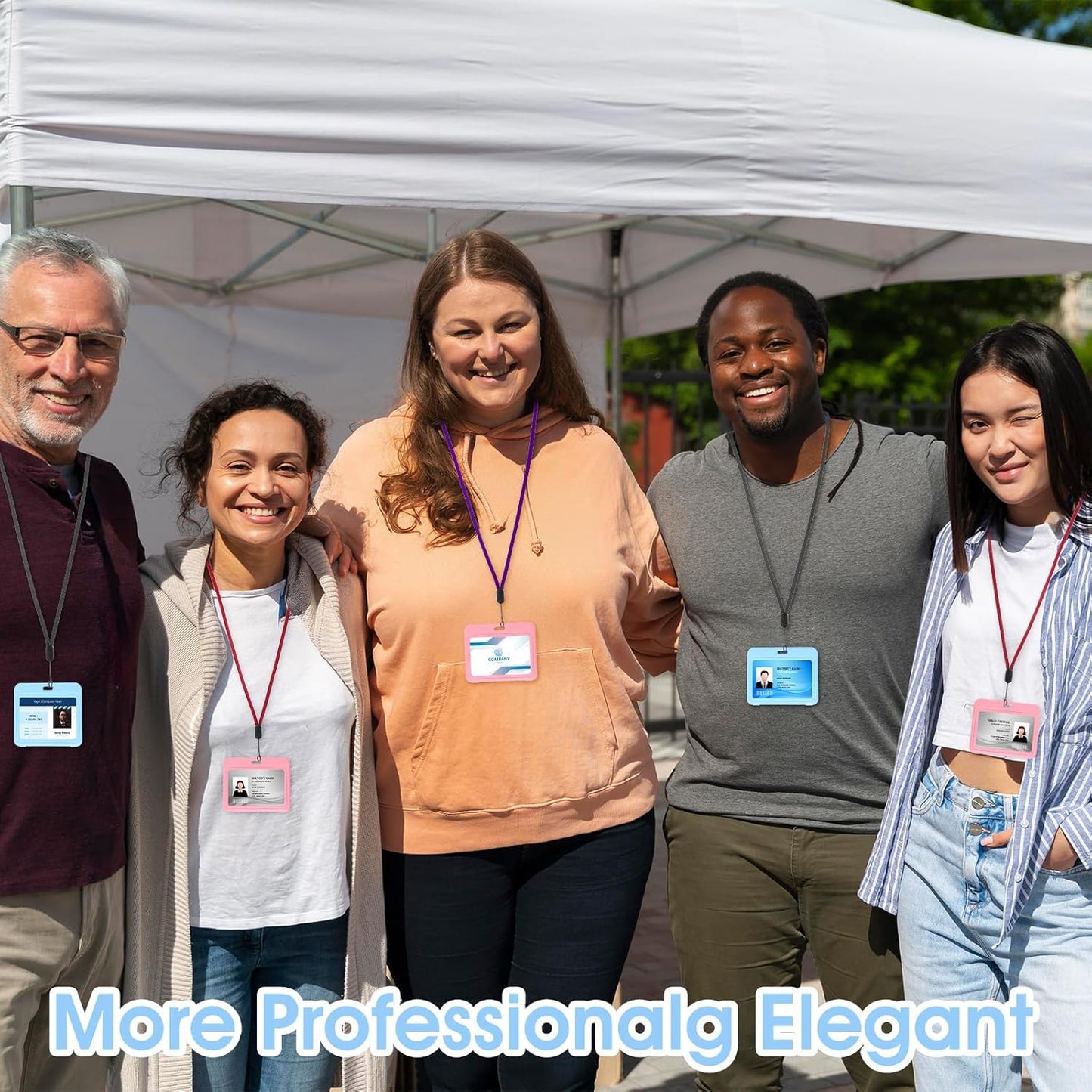 10Pcs Lanyards for ID Badges Colored Lanyards Neck Lanyard Straps Multi-Purpose Badge Holder Strap for Women Men Teacher Wallet Whistles id Badges Holder Keys Office (10 Colors)