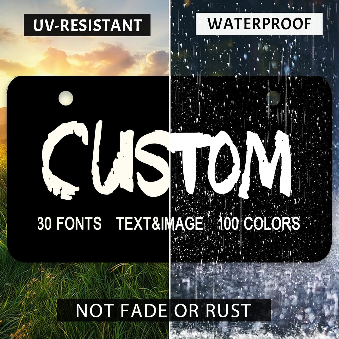 Custom License Plate,4x2 Inches Front License Plate,Thick Rust-FreeCustom Car Tags,Personalized License Plate for Kids Bike | Toy Car | Keychain