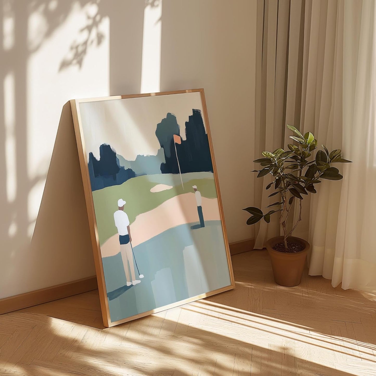 Golf Impressionist Art Print Posters - Premium Giclee Fine Art Prints - Sporty and Sophisticated Home Decor Posters, Golfer Art Prints for Home and Office Decor - Vintage Aesthetic, Ready to Frame