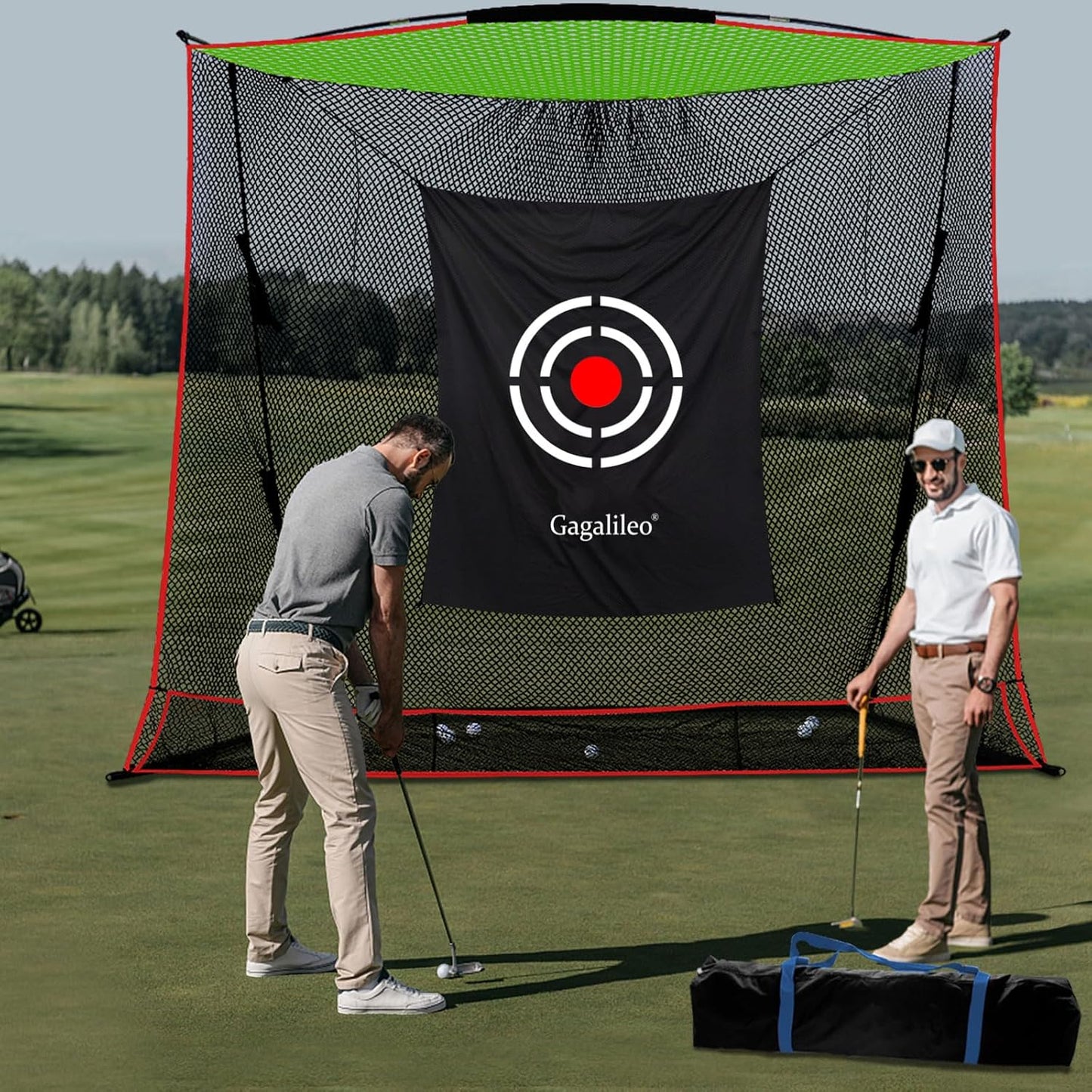 Gagalileo Golf Target Cloth Replacement : Portable Easy Setup with S-Hooks & Ropes, All Golfers Training Accuracy for Backyard & Garage