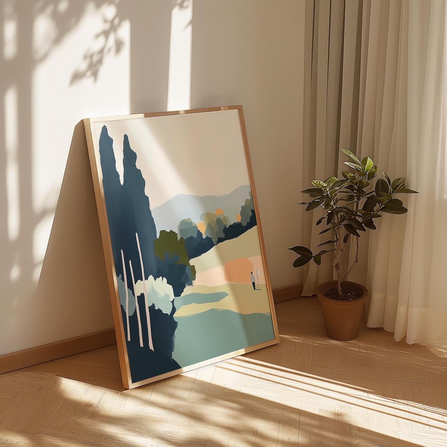 Golf Impressionist Art Print Posters - Premium Giclee Fine Art Prints - Sporty and Sophisticated Home Decor Posters, Golfer Art Prints for Home and Office Decor - Vintage Aesthetic, Ready to Frame