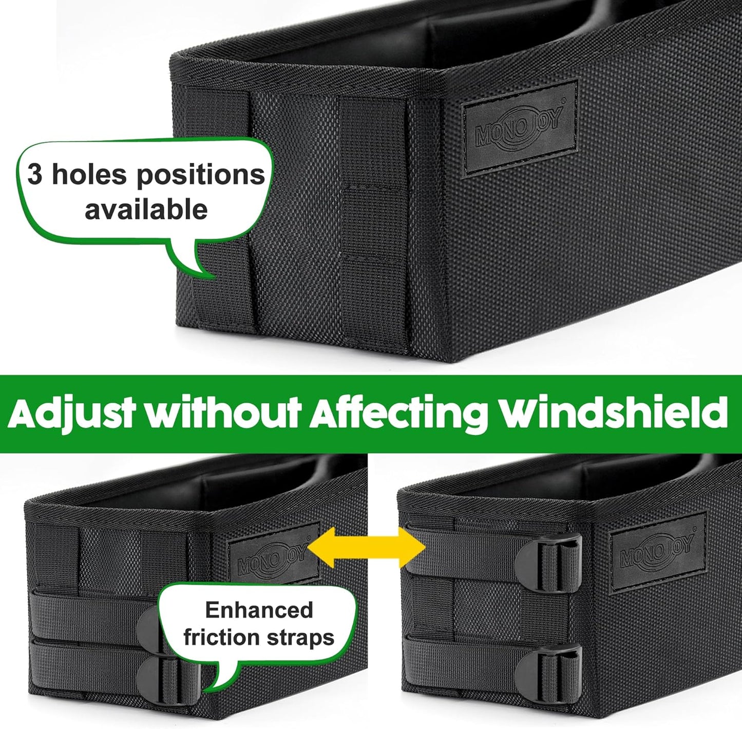 MONOJOY Golf Cart Storage Tray Organizer, Foldable Inner Basket Parts, No Drilling Container Rack Holder,Golf Cart Storage Baskets for Ezgo Drive Club Car Kandi Golf Cart