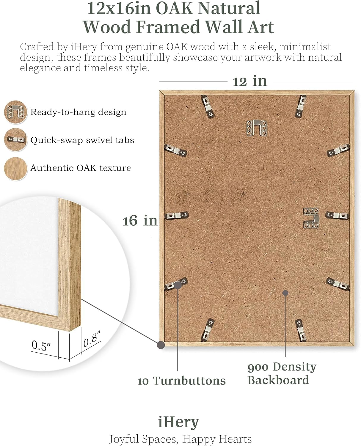 iHery Natural OAK Wood Doberman Dog Cowgirl Hat Framed Wall Art, 12x16 in Doberman Neutral Western Trendy Canvas Wall Art Decor For Bedroom, Funky Cute Dog Prints Bathroom Living Room Set of 1