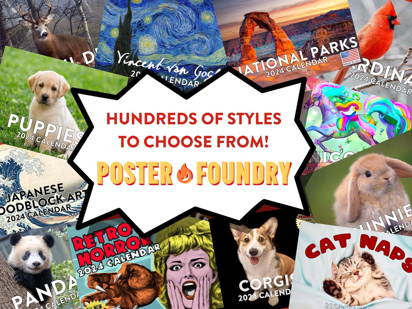 Israel Calendar 2026 Monthly Wall Calender 12 Month | American Made In The USA