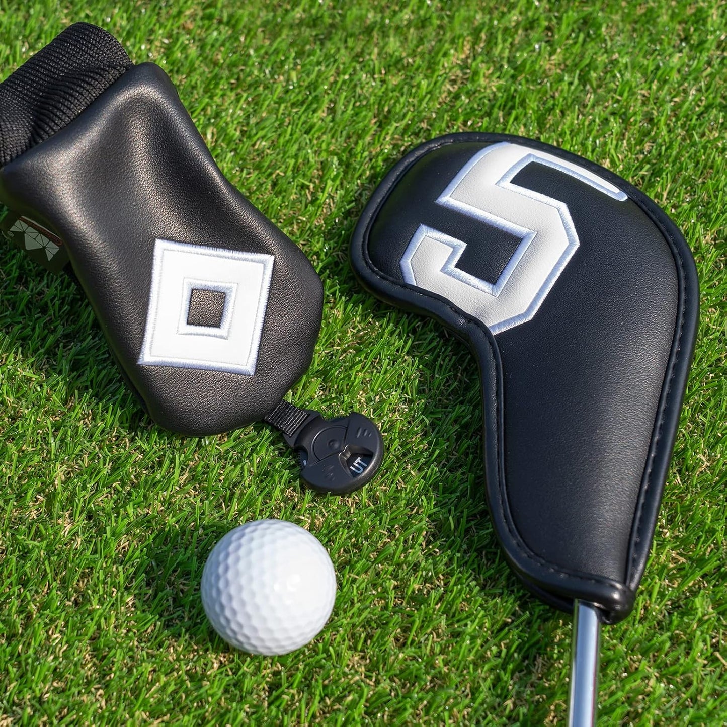 Craftsman Golf Magnetic Iron Headcovers Protective Cover with Large No. Available for Customize Name