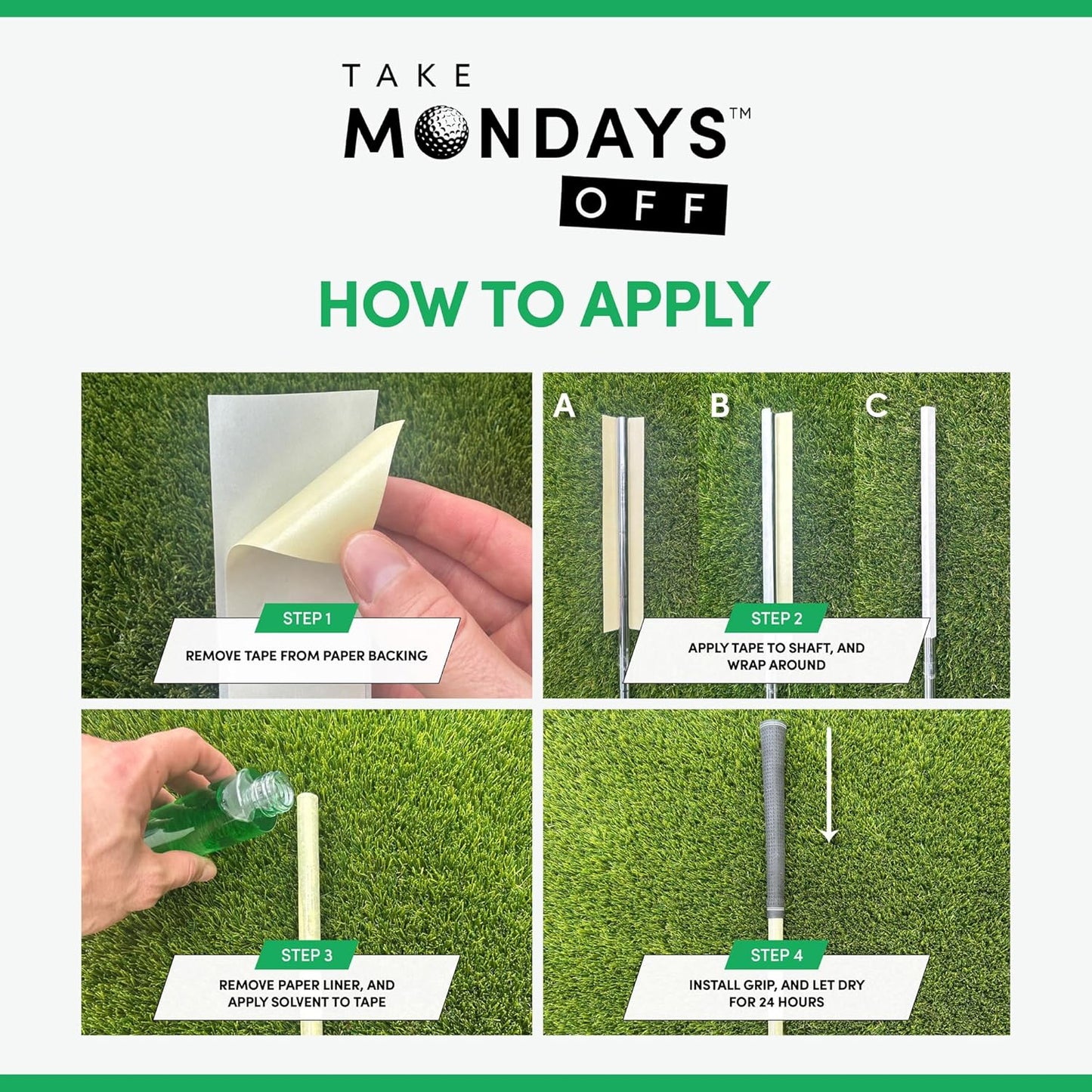 Golf Grip Solvent (4 oz) - Professional Grip Solvent for Regripping Golf Clubs