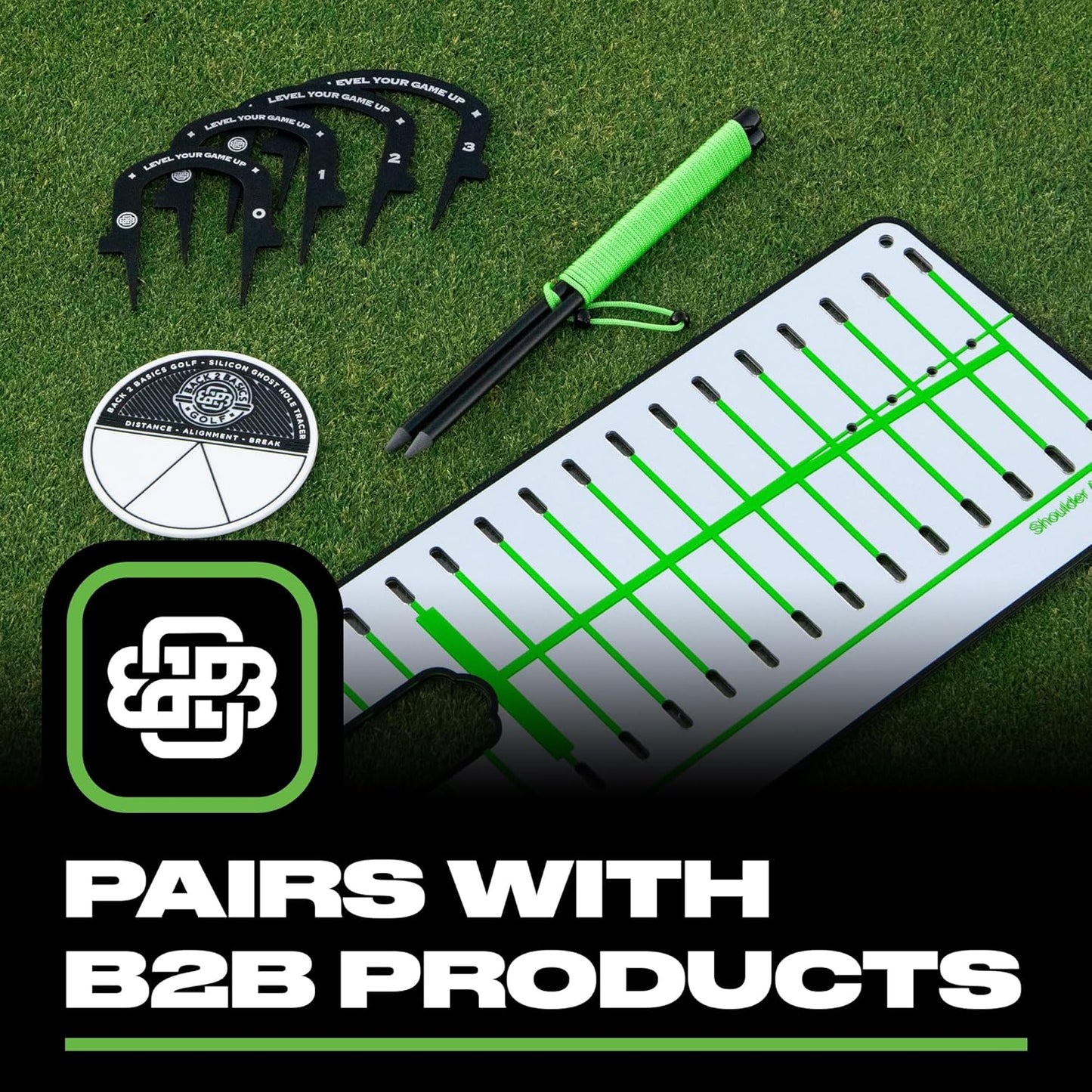 3-Pack Target Ghost Holes for Golf Training, Putting Aid for for Distance, Alignment, and Break Training - Ghost Golf Practice Hole, Putting Training Aid, Practice Putting Green Indoor & Outdoor Use