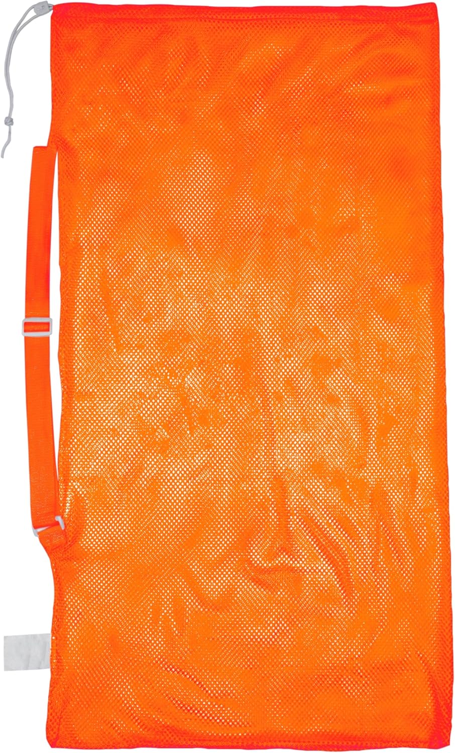 Champion Sports Mesh Equipment Bag – Heavy-Duty Nylon Drawstring Bag with Lock & ID Tag, Breathable Storage Sack for Balls, Swim Gear, Laundry & Toys, Multiple Sizes & Colors