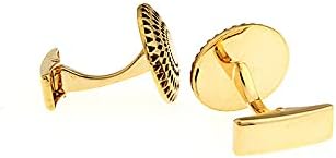 S&W Wedding Cufflinks for Men Cuffs with Gift Box Business for Tuxedo Shirts