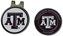 Magnetic Golf Hat Clip with 2 Double-Sided Golf Ball Markers – Easily Attaches to Golf Cap – Made of Stainless Steel & Ideal for Avid Golfers