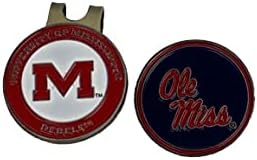 Magnetic Golf Hat Clip with 2 Double-Sided Golf Ball Markers – Easily Attaches to Golf Cap – Made of Stainless Steel & Ideal for Avid Golfers