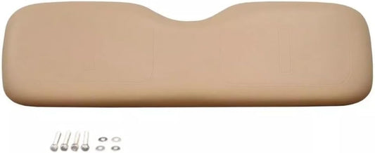 Huskey Parts Company Golf Cart Seat Cushion for Front Seat Lean Back, Tan Color for EZGO Medalist, TXT 1994 to 2013, Golf Cart Front Seat Replacement with Mounting Hardware