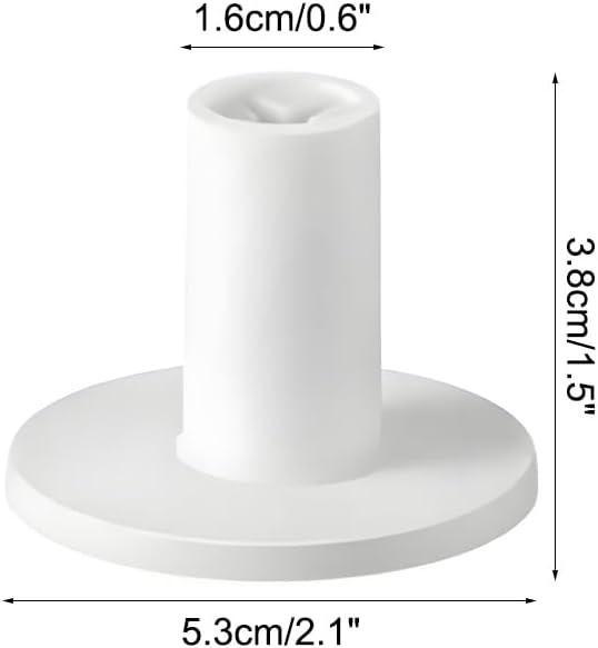 MiOYOOW 5PCS Rubber Golf Tees, Flexible Tee Holder with Wider Base, Golf Ball Tees Accessories for Men and Women