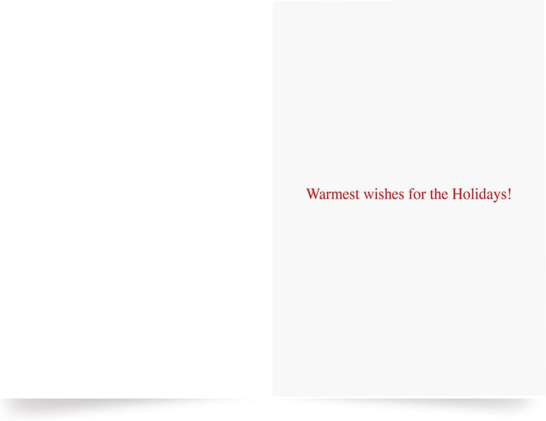 Photographic Happy Holidays Cards, Labrador Wreath (6 Cards with White Envelopes)