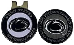 Magnetic Golf Hat Clip with 2 Double-Sided Golf Ball Markers – Easily Attaches to Golf Cap – Made of Stainless Steel & Ideal for Avid Golfers