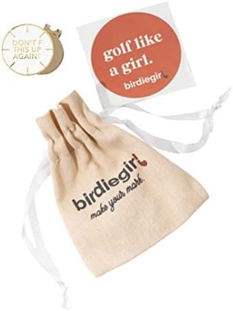 Birdie Girl Women's Golf Ball Marker Hat Clip, Magnetic Golf Ball Marker, Golf Bag Accessories