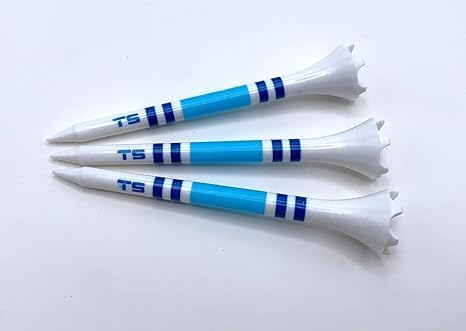 TRUESTRIKE Premium USA Golf Tees – 3¼" or 2¾" Durable Plastic Performance Tees (100 Pack) – Made in USA – Bulk Value Pack