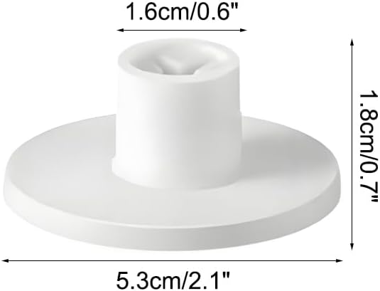 MiOYOOW 5PCS Rubber Golf Tees, Flexible Tee Holder with Wider Base, Golf Ball Tees Accessories for Men and Women