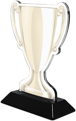 Crown Awards 7" Disc Golf Gold Cup Trophies, Custom Disc Golf Acrylic Cup Trophy