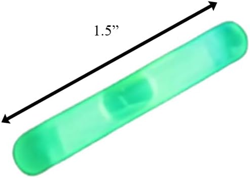 blinkee Glow Stick Refills for Night Golf - Eco-Friendly 1.5" Light Sticks, Perfectly Sized for Glow Golf Balls, Vibrant Green, Pack of 50