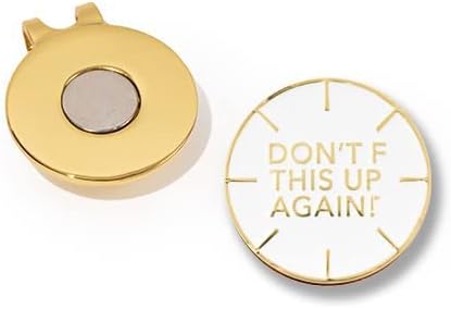 Birdie Girl Women's Golf Ball Marker Hat Clip, Magnetic Golf Ball Marker, Golf Bag Accessories