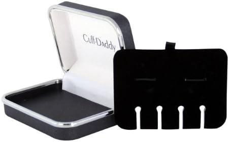 Cuff-Daddy Crystal Ball Cufflinks Studs with Presentation Box