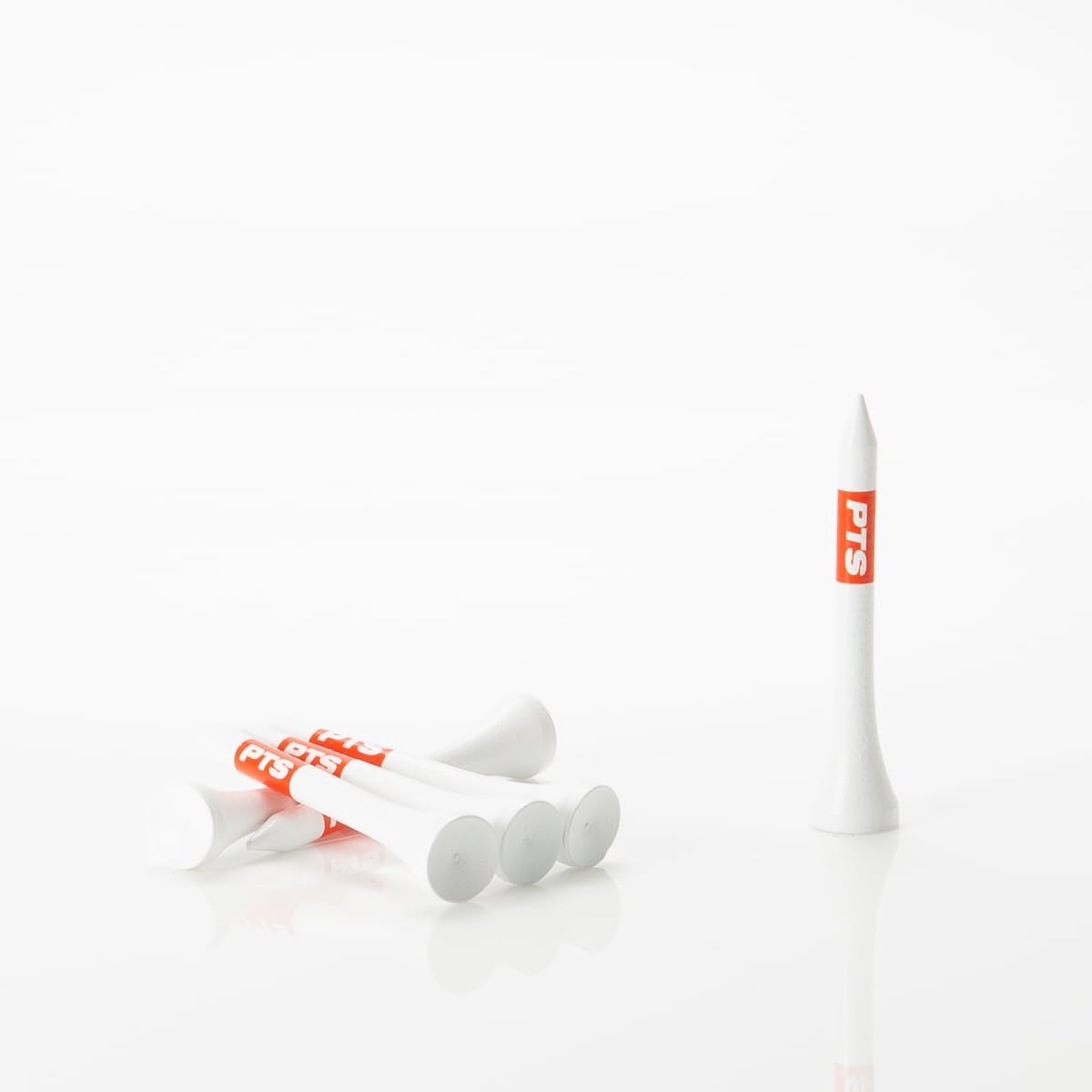 PrideSports PTS Wood Golf Tees | 120 Count, 2-1/8 Inch | #1 Wood Tee on Tour | Best for Drivers & Woods