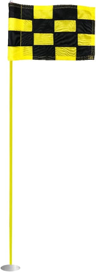 Standard Golf Regulation flagstick, cup & pin flag to use in your backyard or other open space for practice. Use the same products as used by golf courses all over the world and on tour.