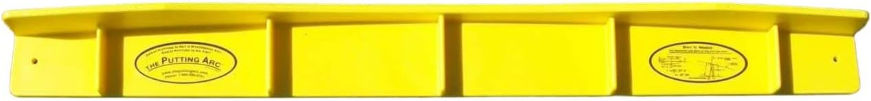 The Putting Arc - MS3 Model - Golf Training Aid Used to Perfect Your Putting and Reduce Your Score! - Practice and Master Your Putting Fundamentals! - Golden Yellow