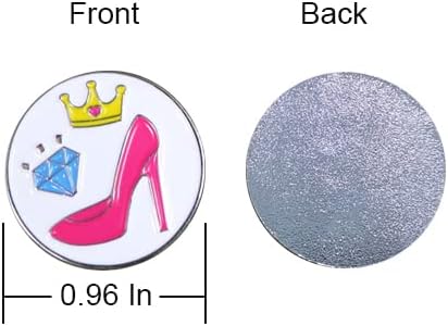 Golf Ball Markers Assorted Patterns Value Pack of 12 Golf Gifts, Golf Cap Clips and Divot Repair Tools Partner Accessories Sets for Men Women Golfer