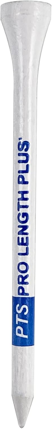 PrideSports PTS Wood Golf Tees | 75 Count, 3-1/4 Inch | #1 Wood Tee on Tour | Best for Drivers & Woods