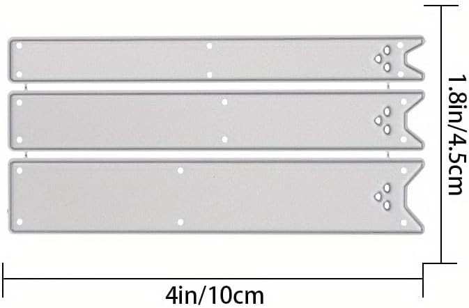 Lapoo Cutting Die for Scrapbooking, 3D Backgrounds Frame New Cutting Dies DIY Album Card Making Decor Paper Craft Metal Die Cuts Party Decorations (Cat Note 3.9 x 1.8 in)