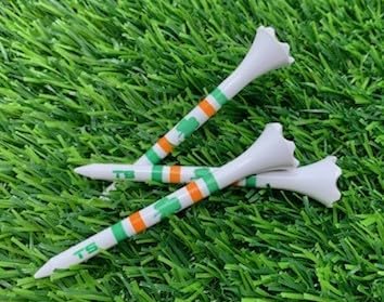 TRUESTRIKE Premium USA Golf Tees – 3¼" or 2¾" Durable Plastic Performance Tees (100 Pack) – Made in USA – Bulk Value Pack