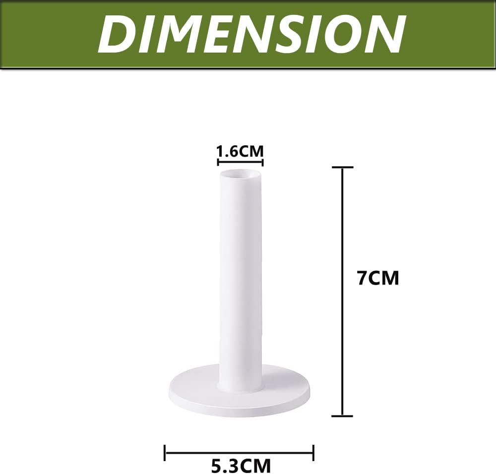 MAZEL Premium Rubber Golf Tees for Mats - High Performance Rubber Tees Holder Set for Driving Range & Indoor Outdoor Practice Mat