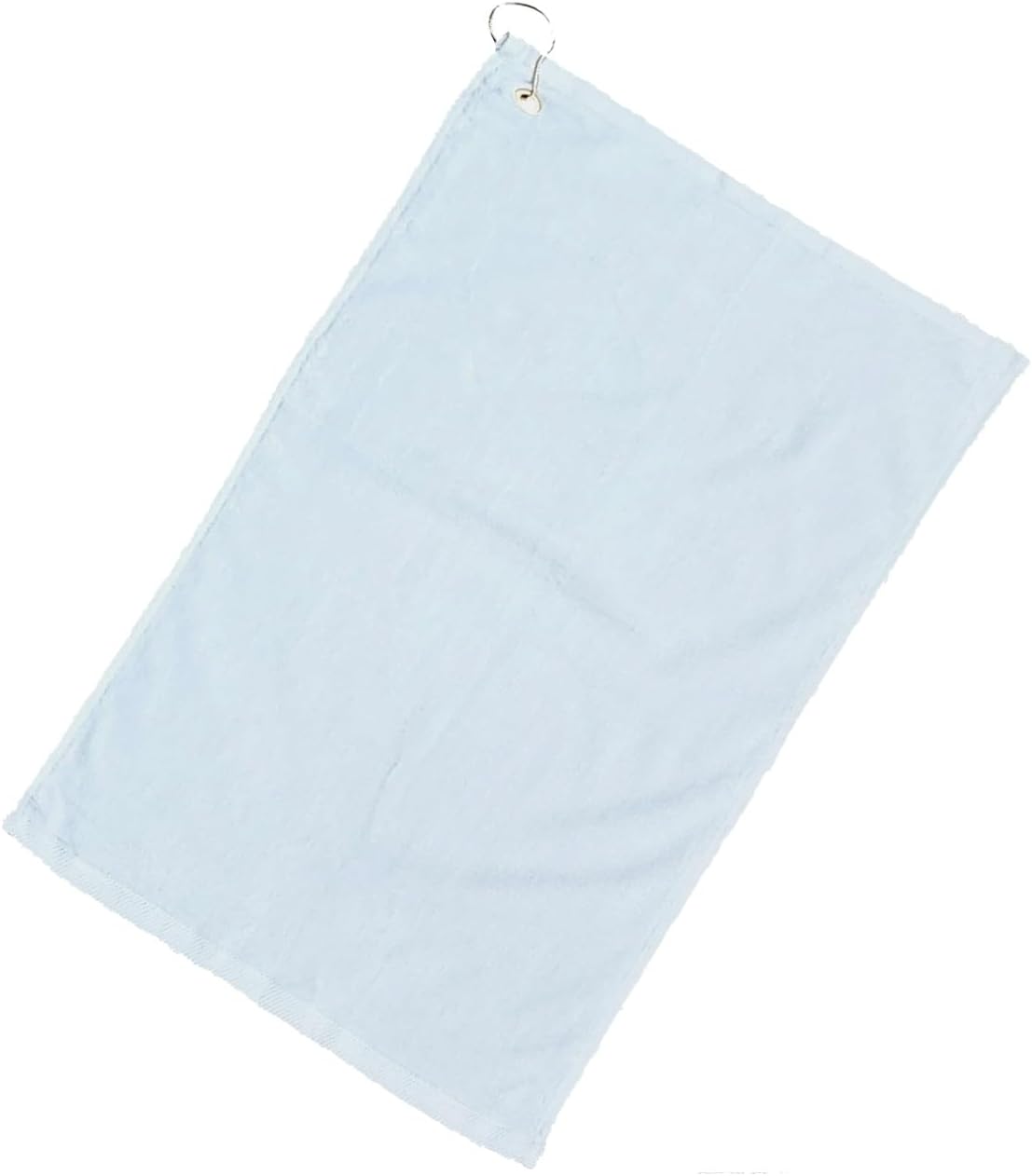 Cotton Golf Bag Towel with Clip (Sky Blue)
