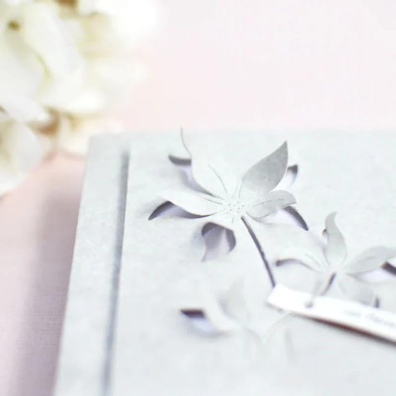 Lapoo Cutting Die for Scrapbooking, 3D Backgrounds Frame New Cutting Dies DIY Album Card Making Decor Paper Craft Metal Die Cuts Party Decorations (Core 5 x 2.6 in)