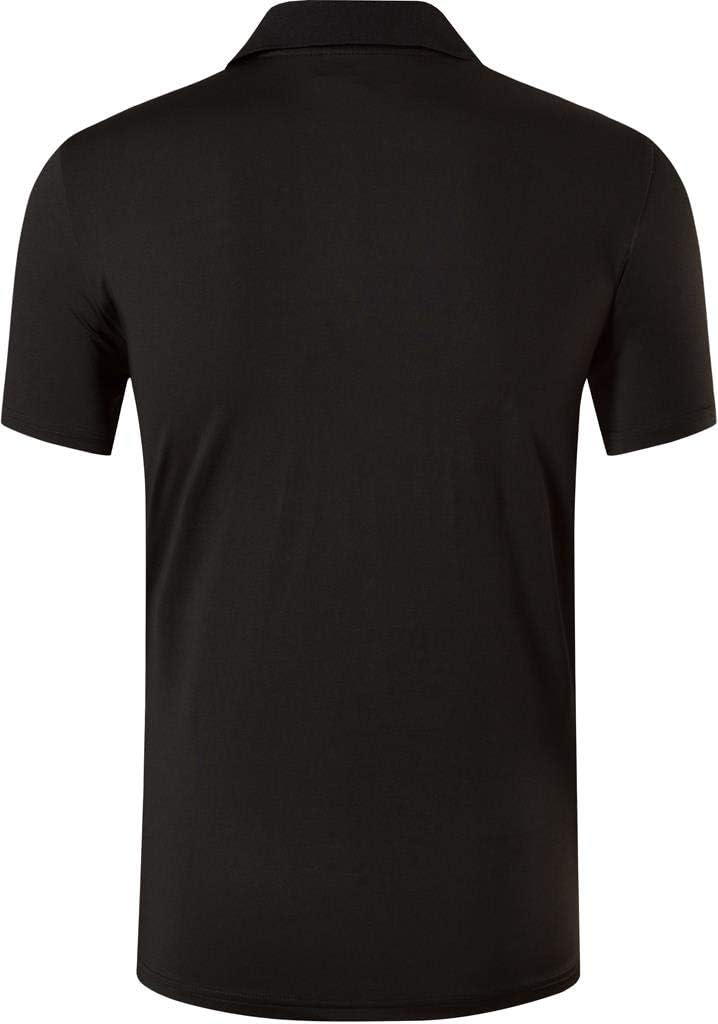 jeansian Men's Sport Outdoor Quick Dry Fit Short Sleeves Polo Tee Shirt Tshirt T-Shirt Tops Golf Tennis Bowling LSL195