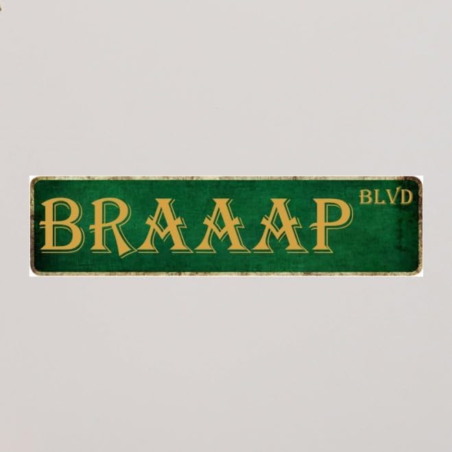 Motorcycle Garage Signs Dirt Bike Accessories Motorcycle Gifts Poster Braaap Blvd Street Metal Sign Racing Gifts For Men Motocross Birthday Decorations Man Cave Decor Wall Art 16x4 Inch