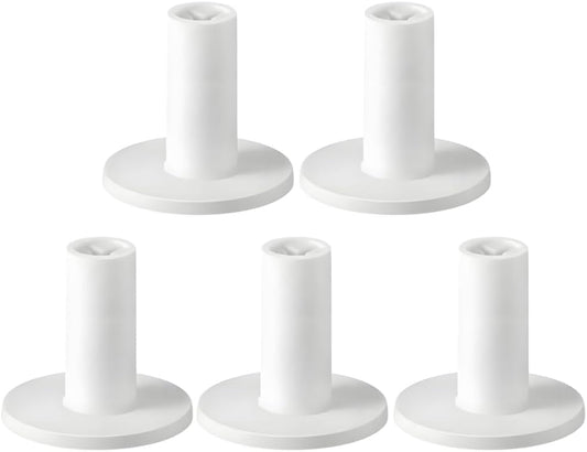 MiOYOOW 5PCS Rubber Golf Tees, Flexible Tee Holder with Wider Base, Golf Ball Tees Accessories for Men and Women