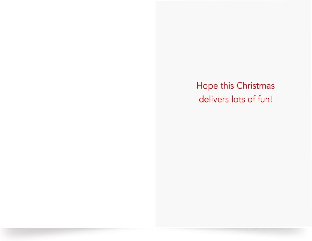 Photographic Christmas Cards, Have a Wheelie Good Holiday (6 Cards with White Envelopes)