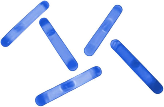 blinkee Glow Stick Refills for Night Golf - 1.5" Light Sticks, Perfectly Sized for Glow Golf Balls, Radiant Blue, Pack of 50