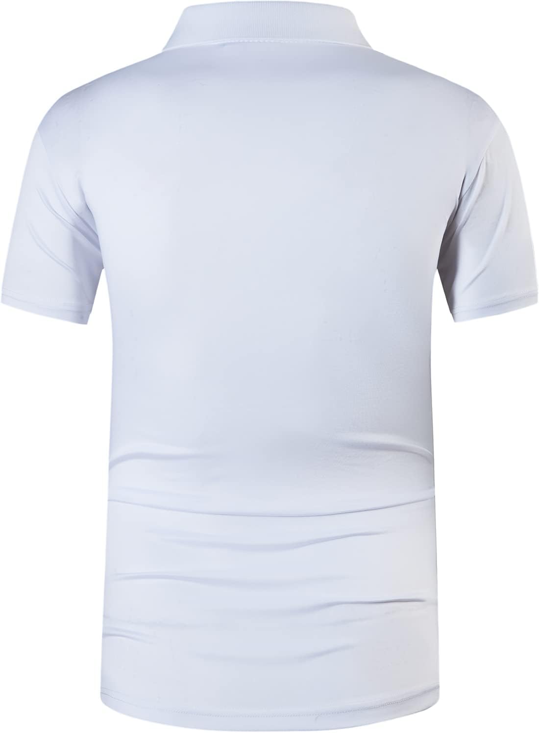 jeansian Men's Sport Outdoor Quick Dry Fit Short Sleeves Polo Tee Shirt Tshirt T-Shirt Tops Golf Tennis Bowling LSL195