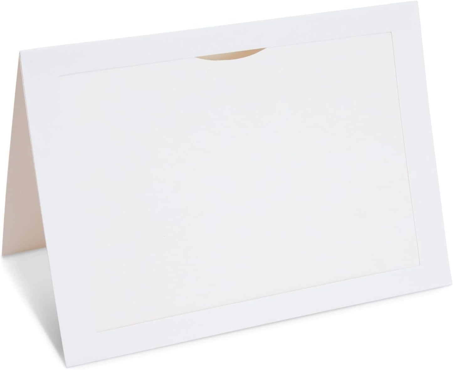 BEST PAPER GREETINGS 36-Pack Thank You Card Photo Insert Frames - 5 x 7 Inch White Modern Cardstock - Envelopes Included - Paper Picture Frame Cards