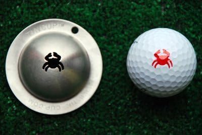 Tin Cup Golf Ball Marking Stencil