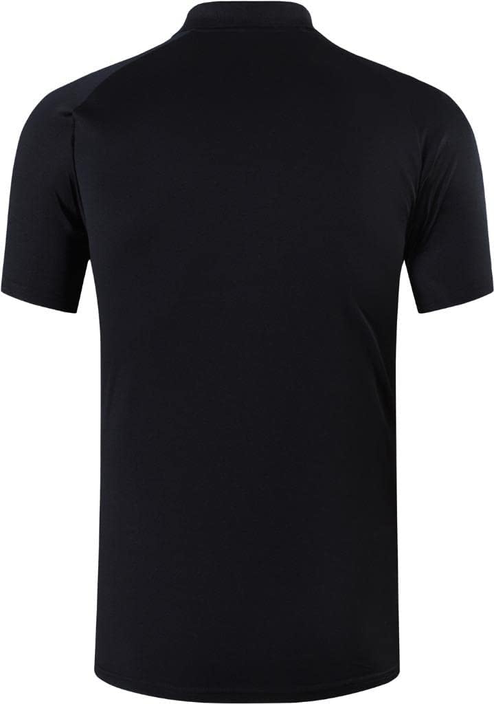 jeansian Men's Sport Outdoor Quick Dry Fit Short Sleeves Polo Tee Shirt Tshirt T-Shirt Tops Golf Tennis Bowling LSL195