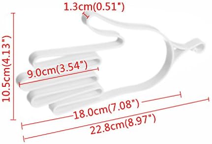 MUXSAM Golf Gloves Stretcher Holder Keeper Hanger Gloves Support Frame Golf Gloves Holder Rack Dryer Shaper Tool Accessories for Golfer Gloves Maintenance(1 Pair 2Pcs)