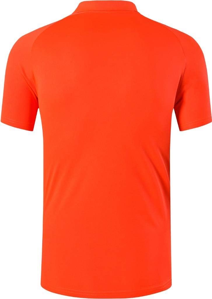 jeansian Men's Sport Outdoor Quick Dry Fit Short Sleeves Polo Tee Shirt Tshirt T-Shirt Tops Golf Tennis Bowling LSL195