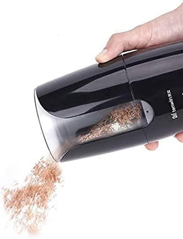 Chargeable Electric Pencil Sharpener, Heavy Duty Adjustable Art Sharpeners, Powered Auto-Stop Pencil Sharpener for Teacher Use, School, Home, Classroom Product Supplies 8028 (Black with Replace Blade)