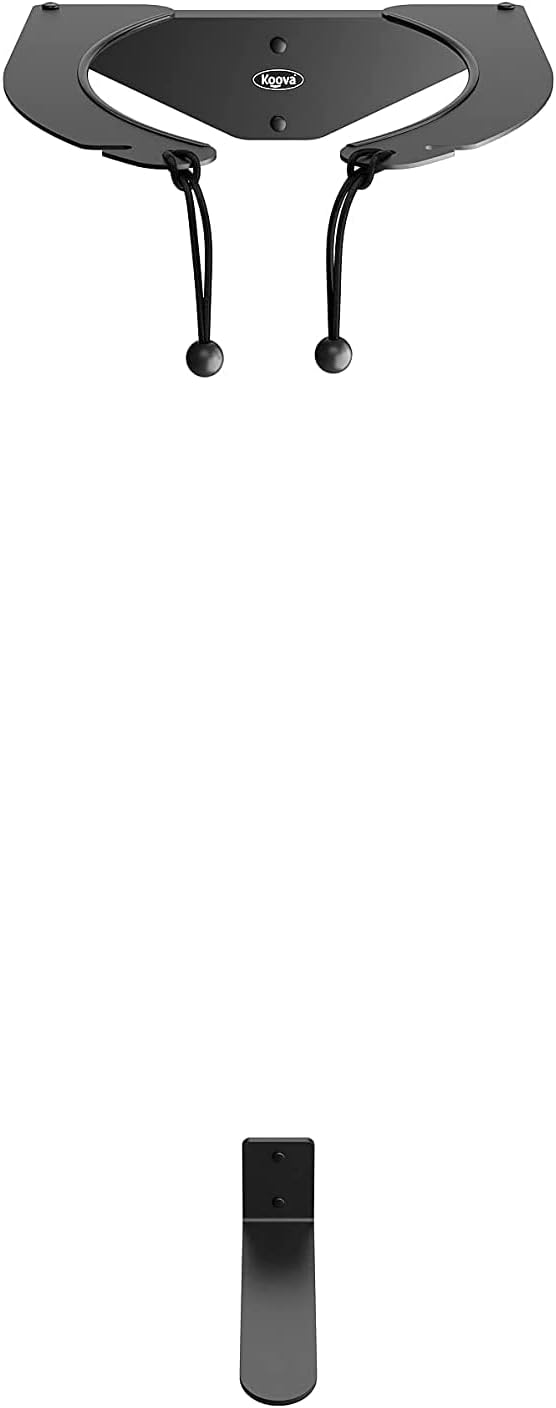 Koova Golf Bag Storage Rack | Sturdy Metal Wall Mount Garage Organizer for Golf Clubs | Fits Any Size Cart or Stand Bag | Easy Install & Use (Hardware Incl.) | Gets Your Clubs Off The Floor | USA Made